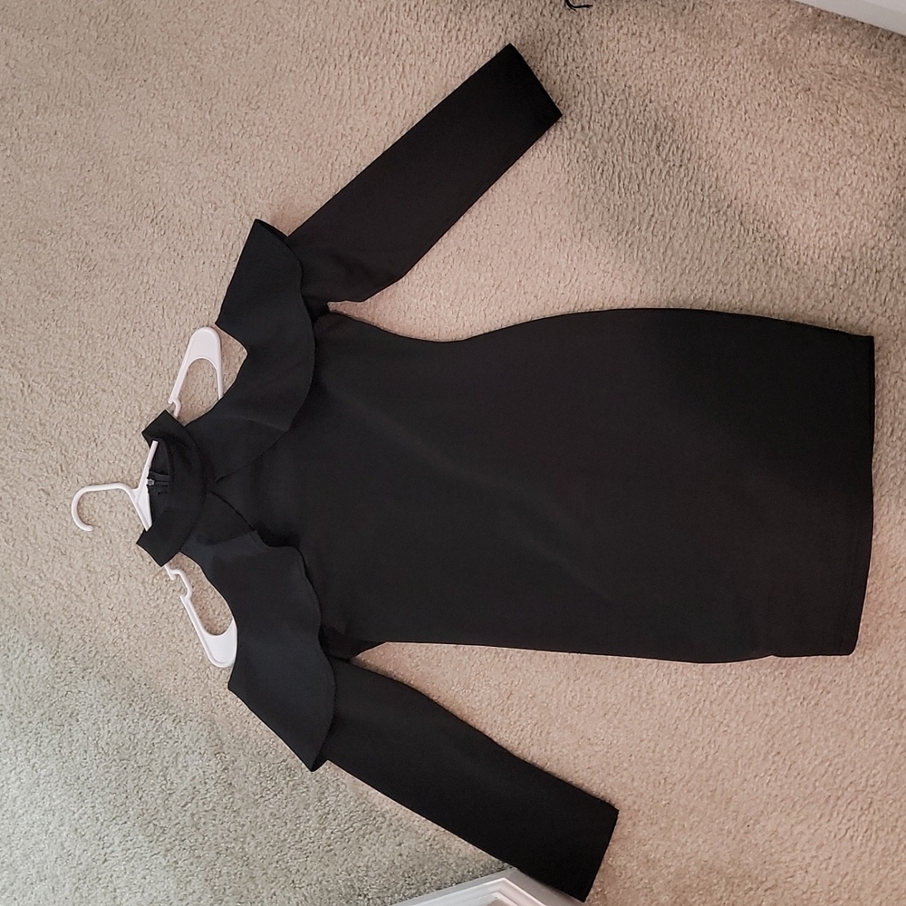 Black Cold Shoulder Dress